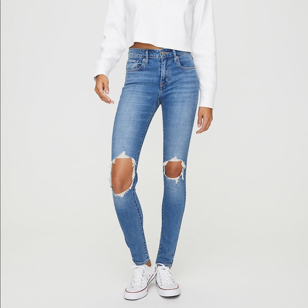 Levi’s 721 High Rise Skinny in Rugged Indigo
